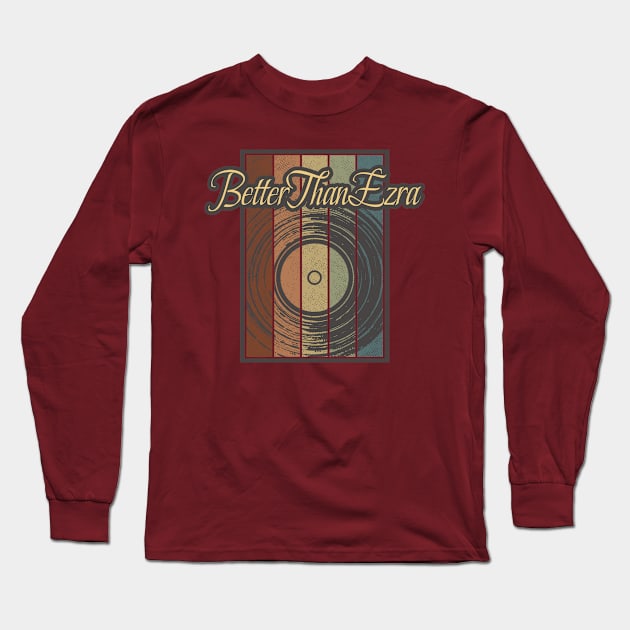 Better Than Ezra Vynil Silhouette Long Sleeve T-Shirt by North Tight Rope